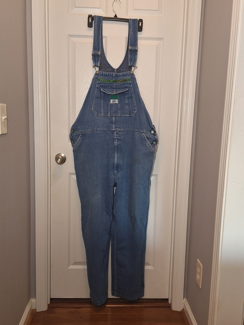 liberty Vintage Blue Relaxed Men’s Denim Overalls